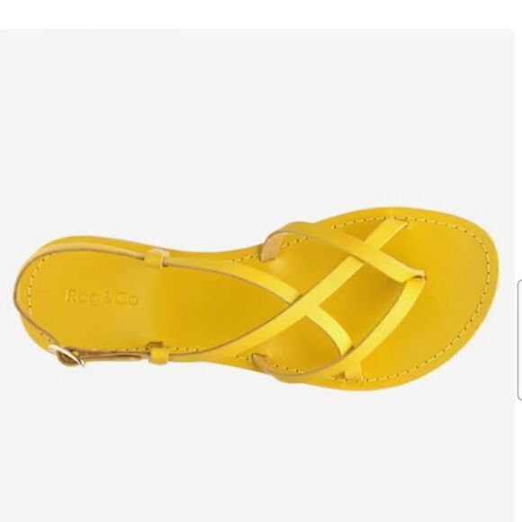 Rag & Co Rita Sandal Mustard Yellow - Picture 5 of 11